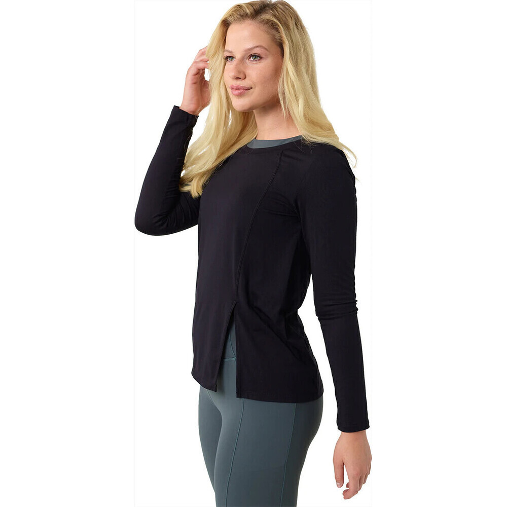 Lole women's Fancy Long Sleeve T-shirt in black size L